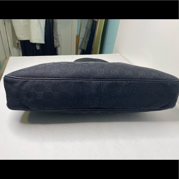 GUCCI Black GG Canvas Eclipse Bag AUTHENTIC - Picture 8 of 16